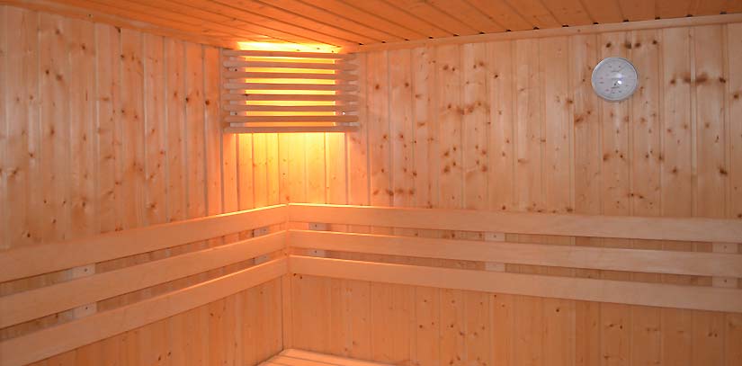 custom built sauna